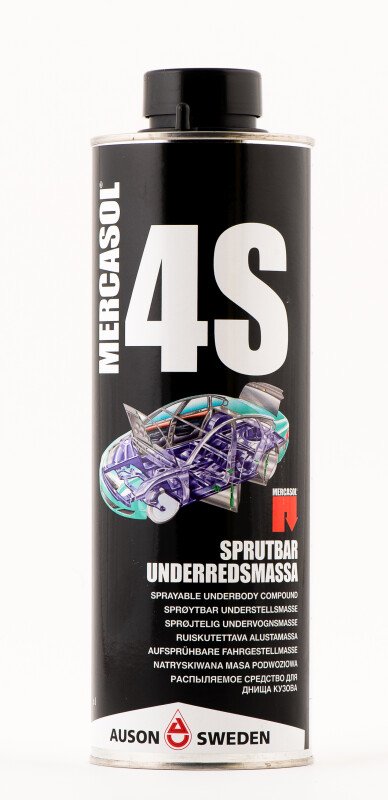 Mercasol 4S Underbody Coating Pretšķembu pārklājums automašīnas apakšai 1L