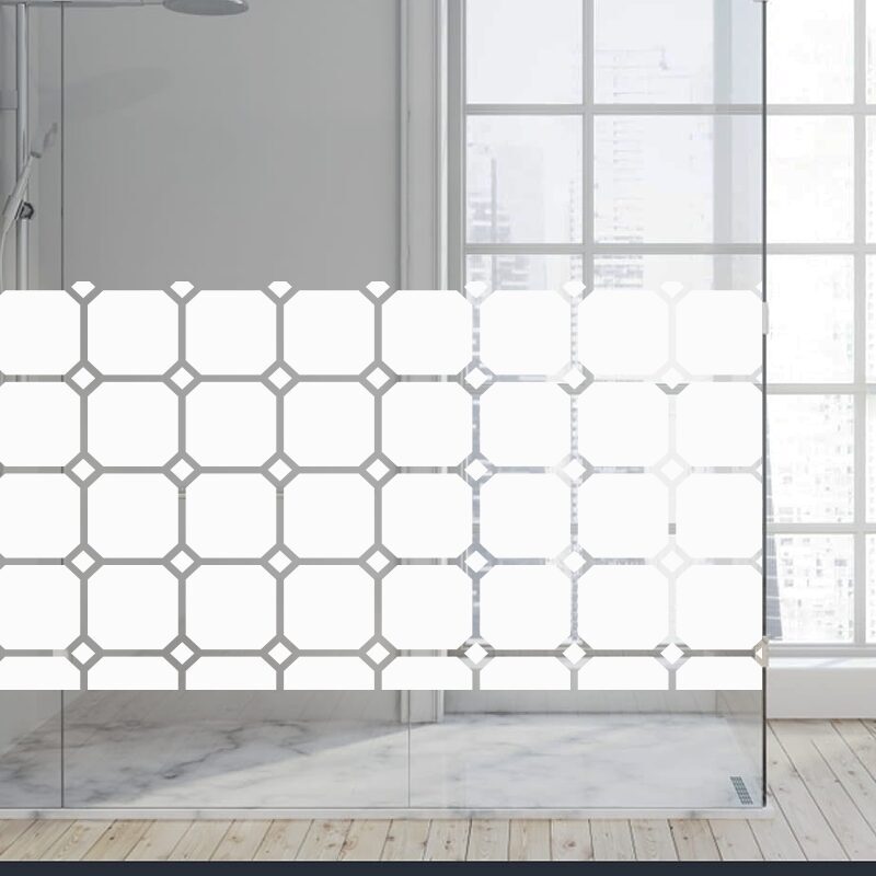 Dekoratīva balta matēta plēve logiem (DECO1) Image 4