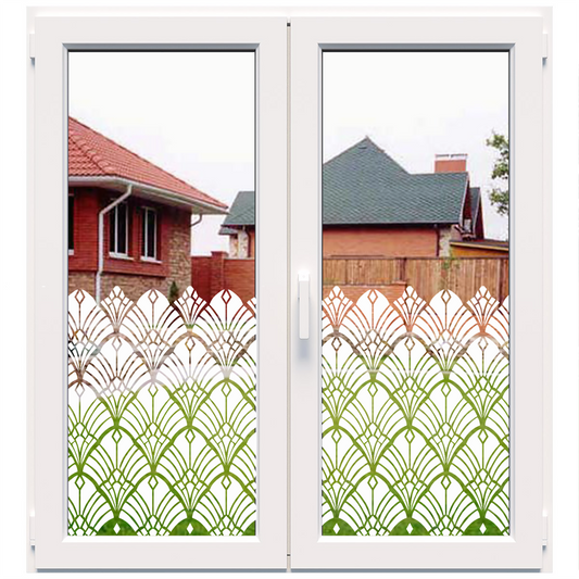 Dekoratīva balta matēta plēve logiem (DECO19) Image