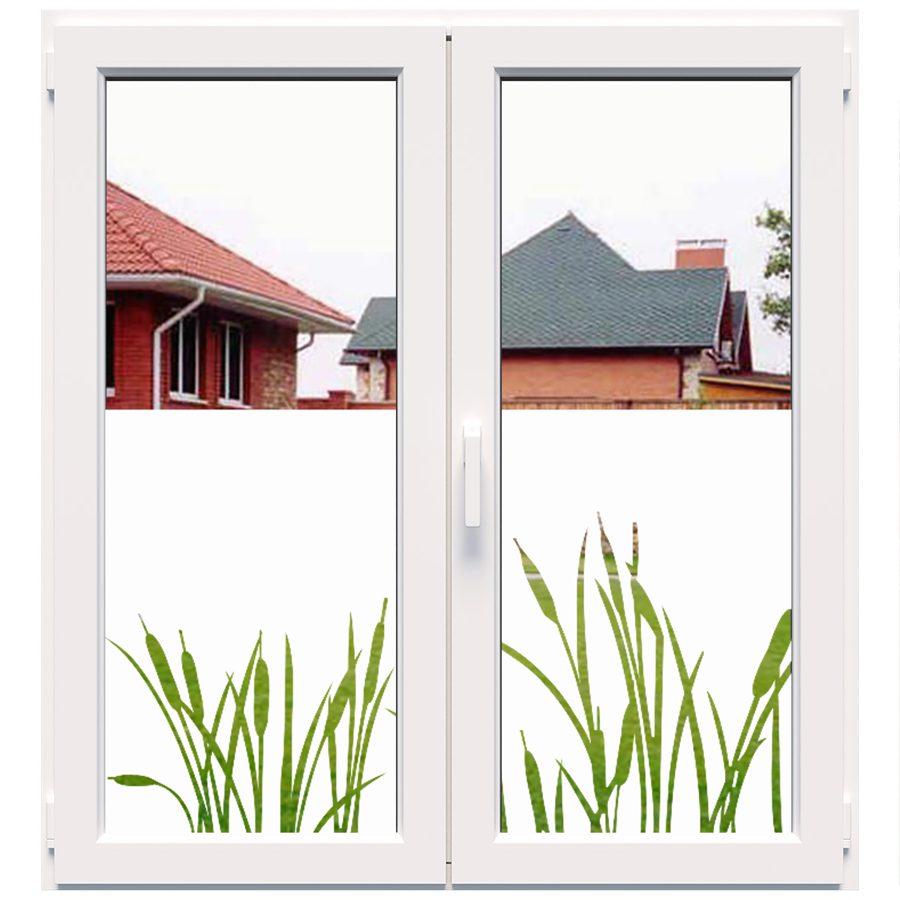 Dekoratīva balta matēta plēve logiem (DECO20) Image