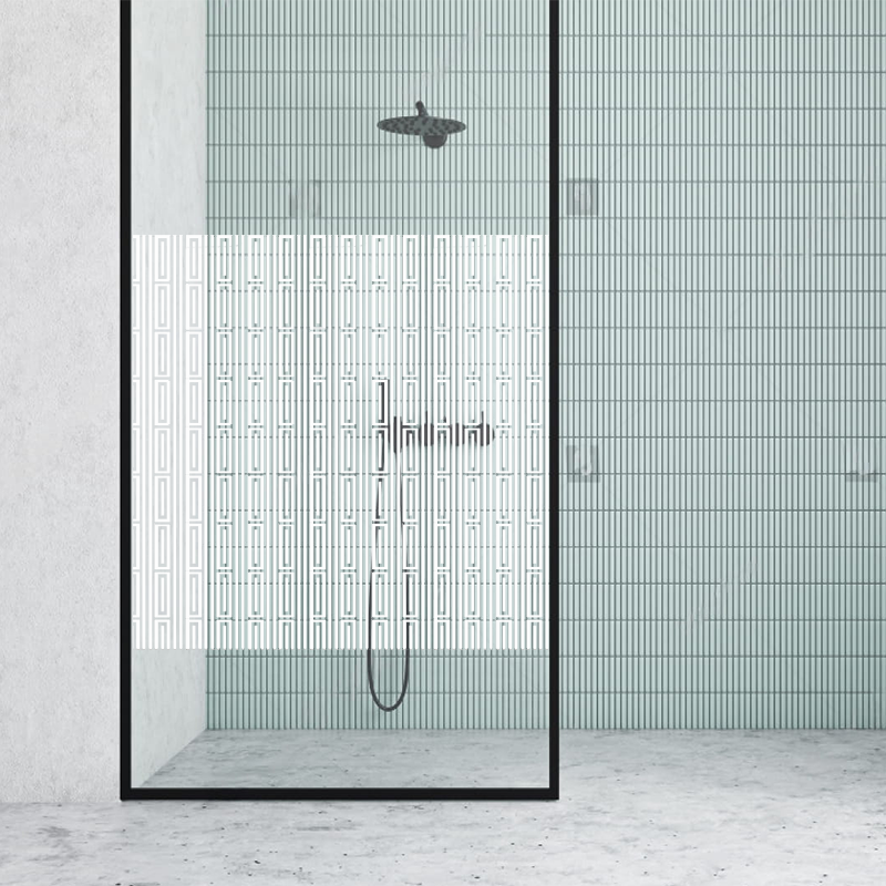 Dekoratīva balta matēta plēve logiem (DECO24) Image 2