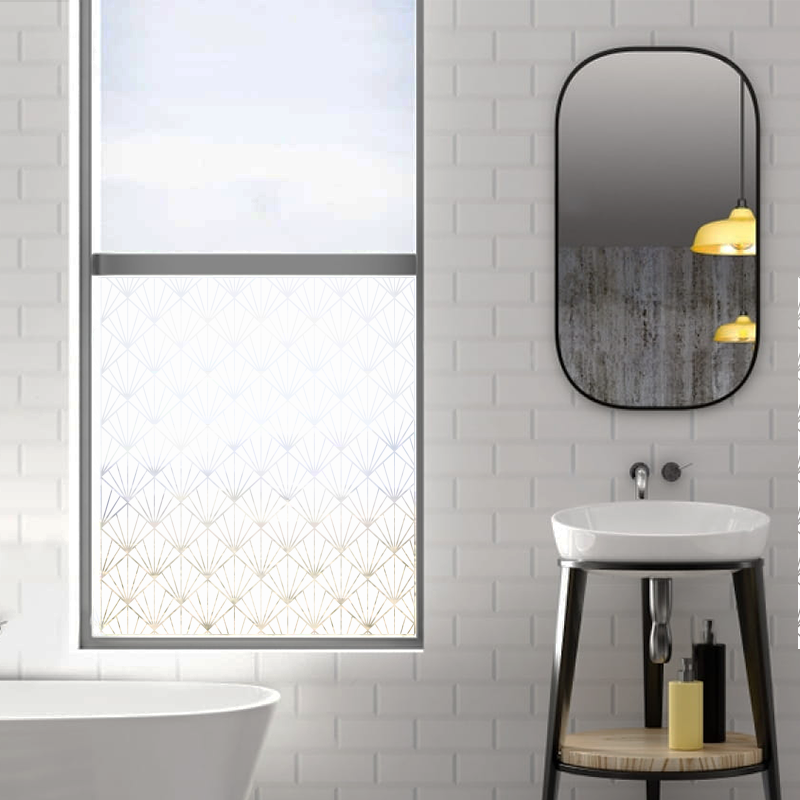 Dekoratīva balta matēta plēve logiem (DECO30) Image 3