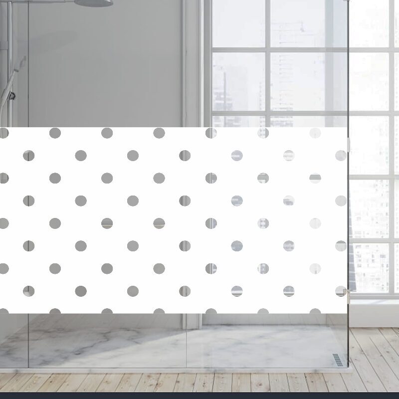 Dekoratīva balta matēta plēve logiem (DECO32) Image 4