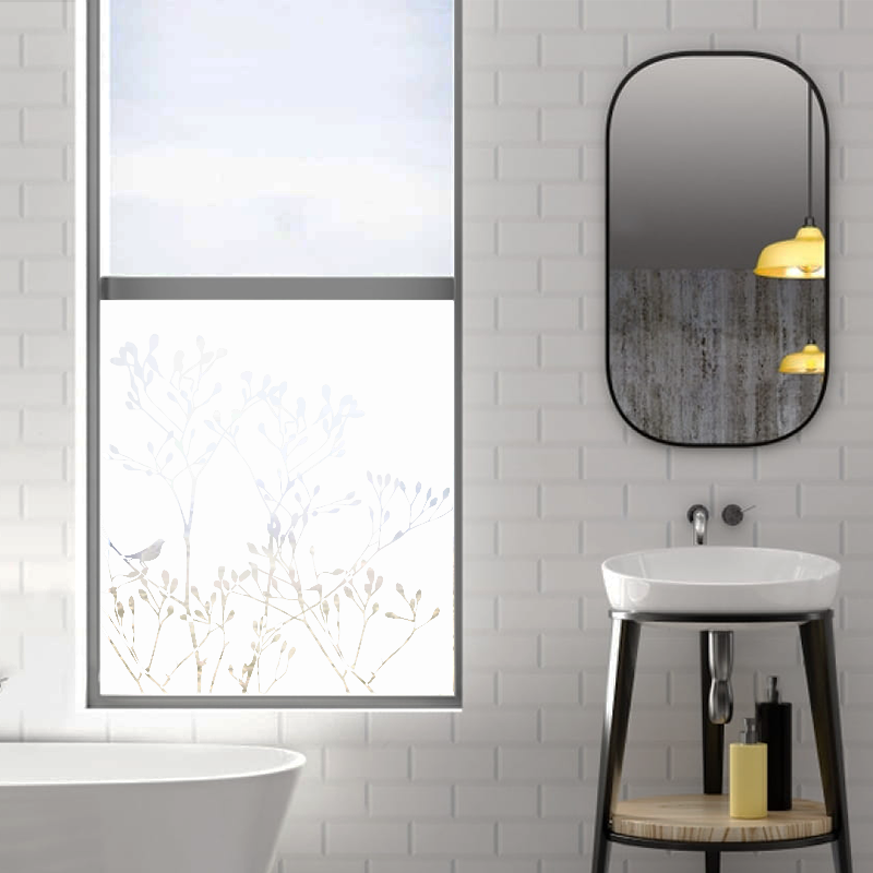 Dekoratīva balta matēta plēve logiem (DECO33) Image 3