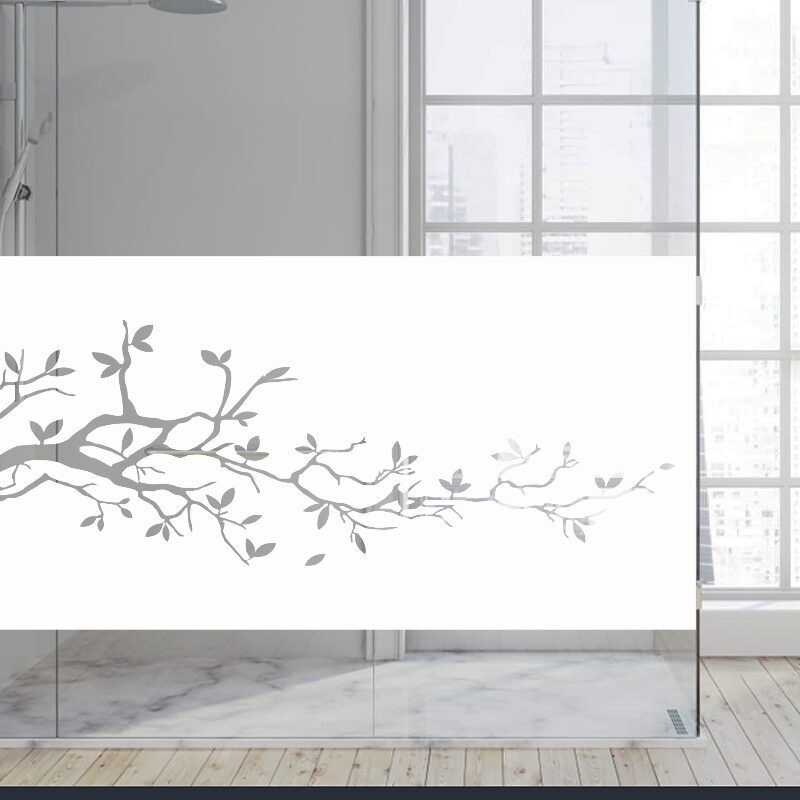 Dekoratīva balta matēta plēve logiem (DECO38) Image 4