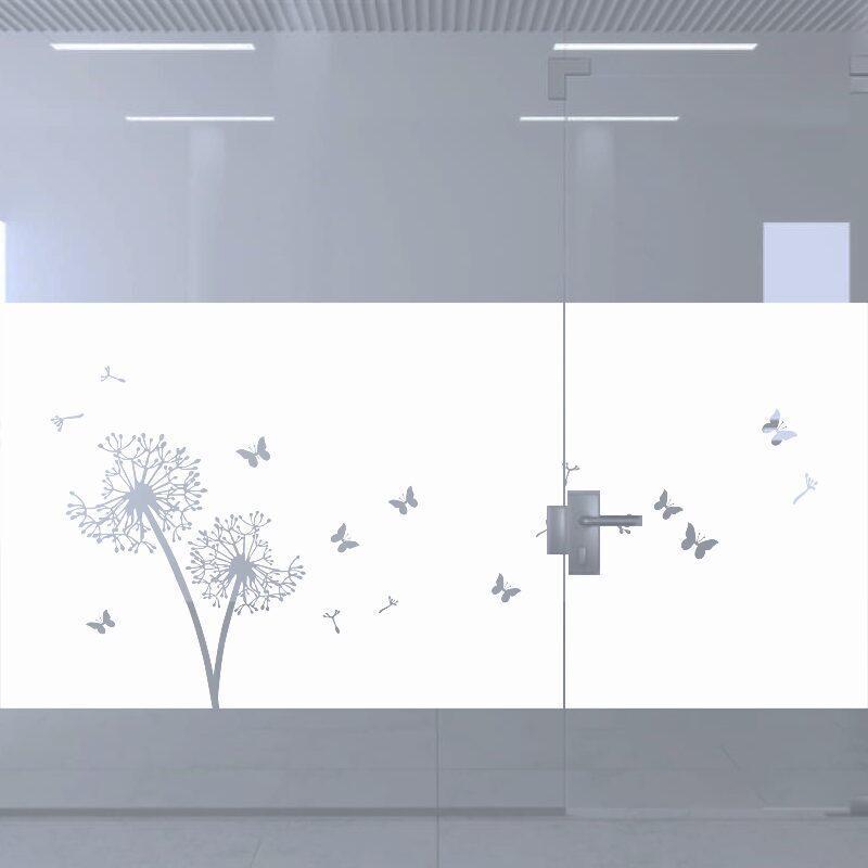 Dekoratīva balta matēta plēve logiem (DECO39) Image