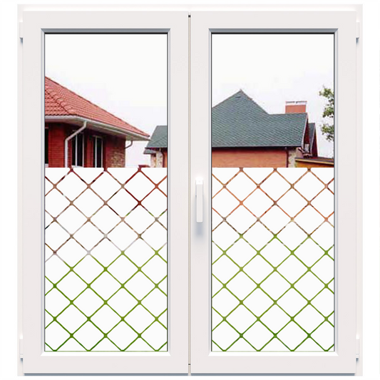 Dekoratīva balta matēta plēve logiem (DECO3) Image