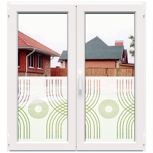 Dekoratyvinė balta matinė plėvelė langams (DECO44)