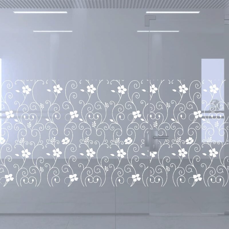 Dekoratīva balta matēta plēve logiem (DECO51) Image