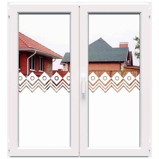 Dekoratīva balta matēta plēve logiem (DECO9) Image