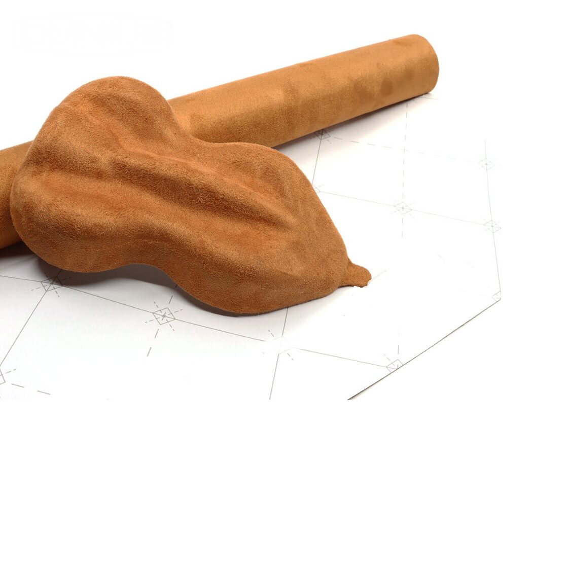 Pašlīmējoša plēve "ALCANTARA" Brūna Image