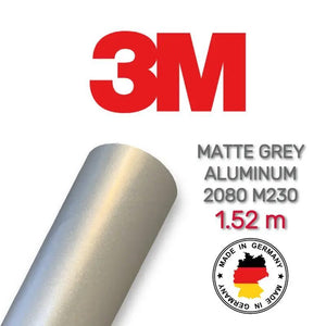 3M 2080 M230 matinė pilka aliuminio spalva