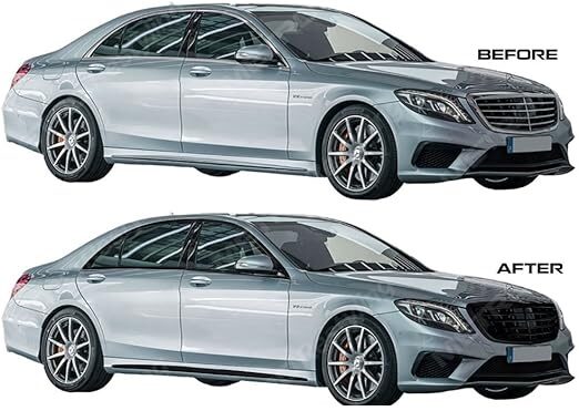 Auto līmplēves glancēts кomplekts hroma izdzēšanai KPMF (25m x 5cm)   Image