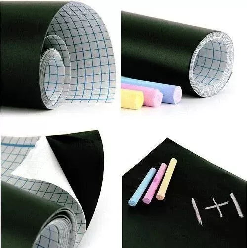 Tāfeļu plēve zīmēšanai ar krītu (Melna) Image 2