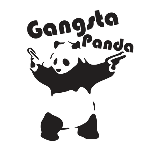 Uzlīme "GANGSTA PANDA" Image