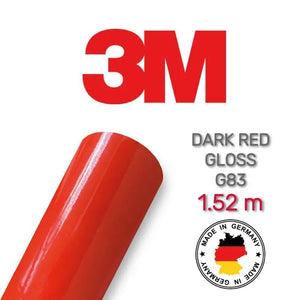 3M 2080 G83 Tamsiai Raudonas Blizgus