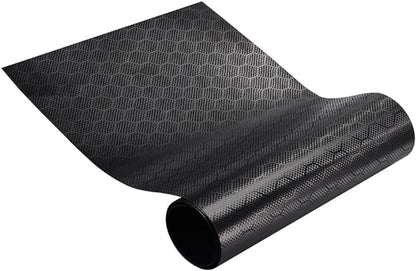 Vinila auto līmplēve karbons ar melno bišu šūnu efektu. Image 4