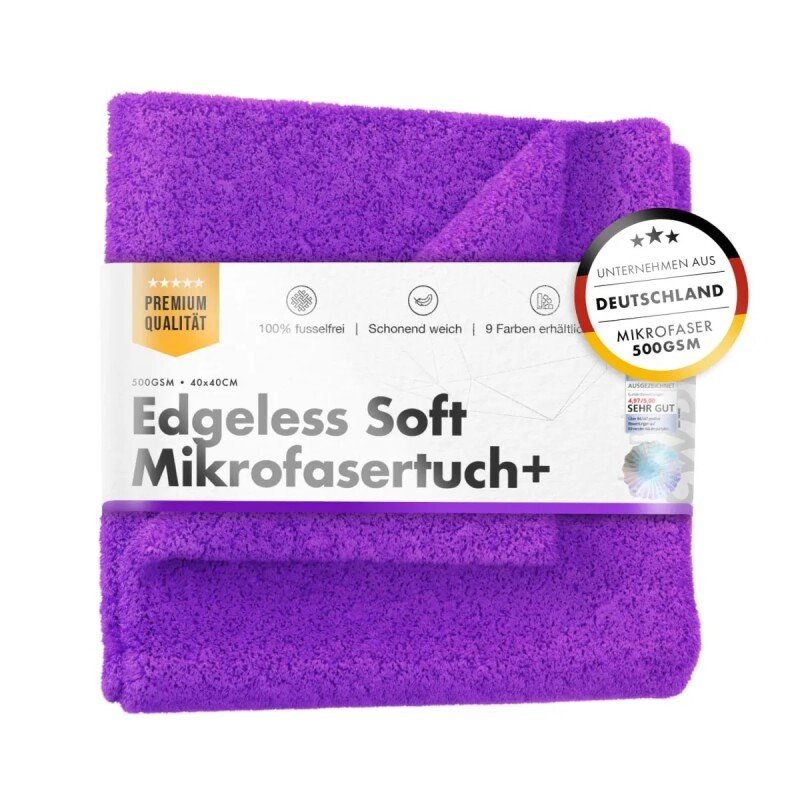 CHEMICALWORKZ EDGLESS SOFT TOUCH TOWEL 500GSM 40x40cm - Mikrošķiedras lupatiņa