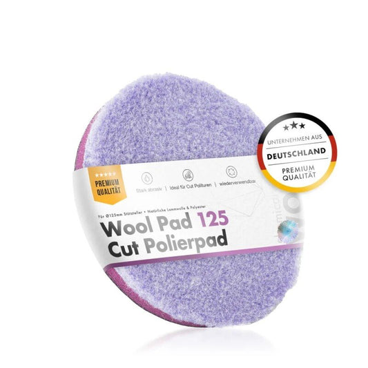 CHEMICALWORKZ WOOL CUTTING PERFORMANCE PAD 125mm - Vilnas pulēšanas ripa