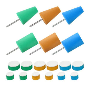 CHEMICALWORKZ POLISHING CONE & FOAM PADS SET 18gab. - Pulēšanas konusu komplekts
