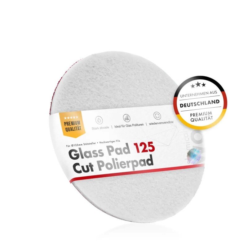CHEMICALWORKZ GLASS FELT PERFORMANCE PAD 125mm - Stikla pulēšanas ripa
