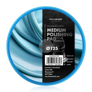 CHEMICALWORKZ MEDIUM POLISHING PERFORMANCE PAD 125mm - Pulēšanas ripa