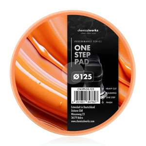 CHEMICALWORKZ ONE STEP PERFORMANCE PAD 125mm - Pulēšanas ripa
