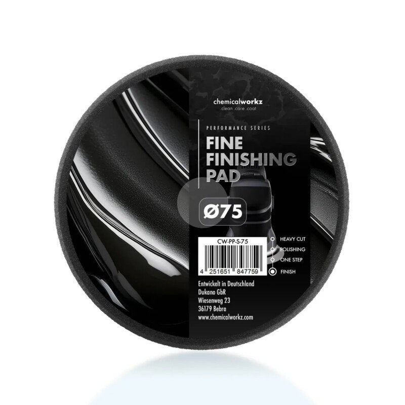CHEMICALWORKZ FINE FINISHING PERFORMANCE PAD 75mm - Pulēšanas ripa