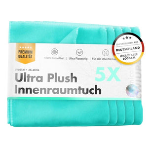 CHEMICALWORKZ INTERIOR ULTRA PLUSH TOWEL 300GSM 40x40cm 5gab. - Mikrošķiedras lupatiņa