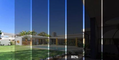 Logu tonēšanas plēve "Spoguļplēve 80%" Bronza Image 3