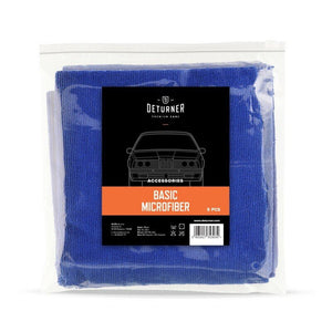Mikropluošto šluostė automobilių priežiūrai - DETURNER BASIC MICROFIBER 40x40cm 5 vnt (5 gab)
