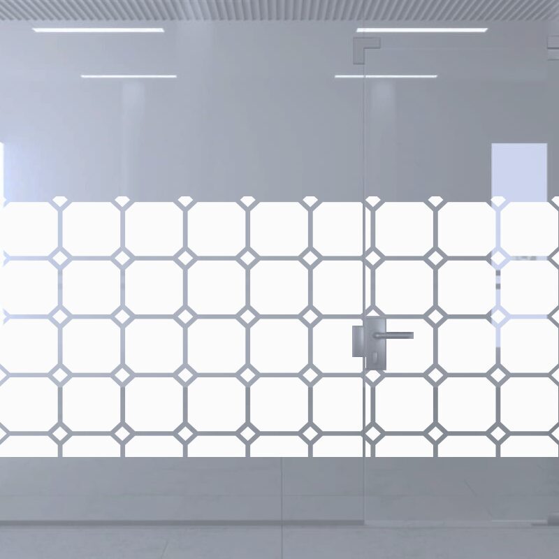 Dekoratīva balta matēta plēve logiem (DECO1) Image