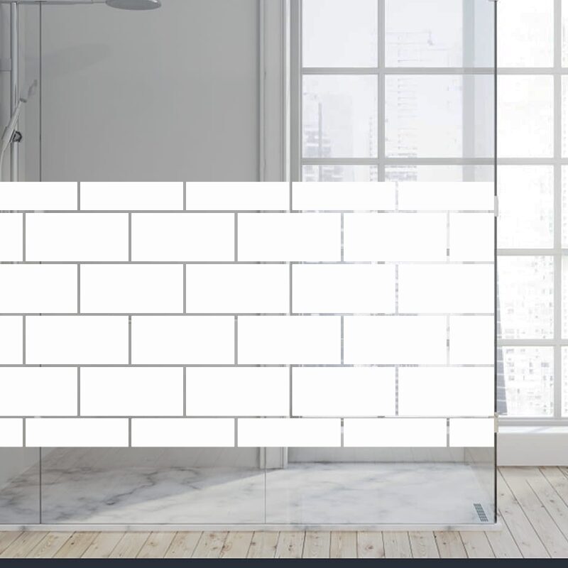 Dekoratīva balta matēta plēve logiem (DECO10) Image 4