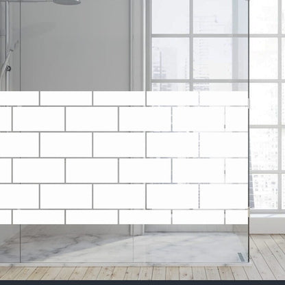 Dekoratīva balta matēta plēve logiem (DECO10) Image 4