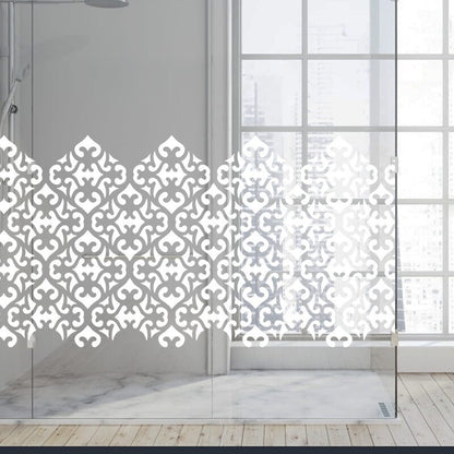 Dekoratīva balta matēta plēve logiem (DECO12) Image 5