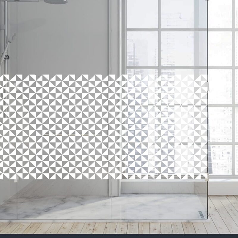 Dekoratīva balta matēta plēve logiem (DECO13) Image 2