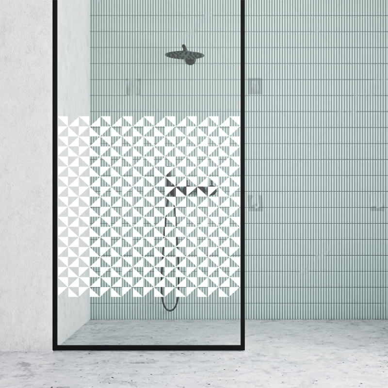 Dekoratīva balta matēta plēve logiem (DECO13) Image 3