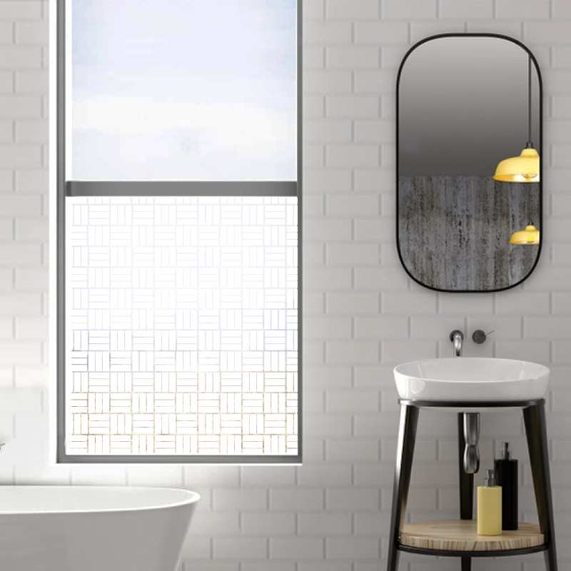 Dekoratīva balta matēta plēve logiem (DECO15) Image 3