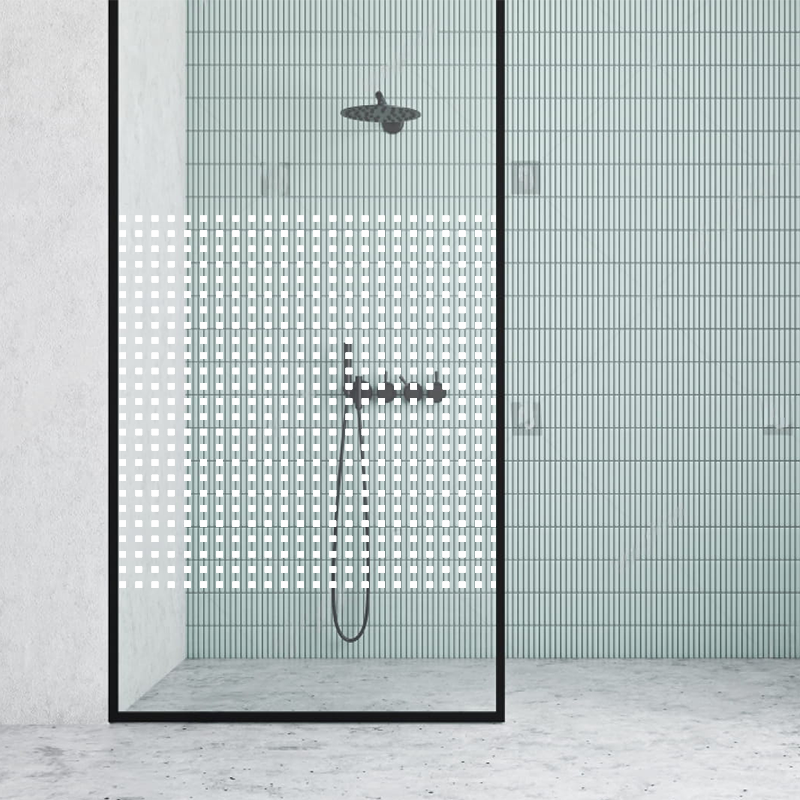 Dekoratīva balta matēta plēve logiem (DECO18) Image