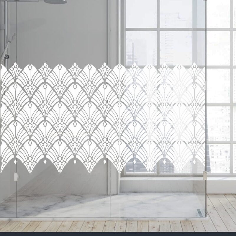 Dekoratīva balta matēta plēve logiem (DECO19) Image 4