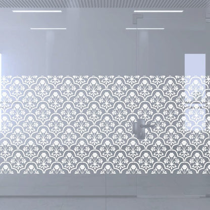 Dekoratīva balta matēta plēve logiem (DECO21) Image 2