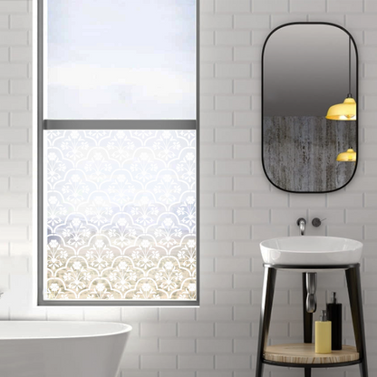 Dekoratīva balta matēta plēve logiem (DECO21) Image 3