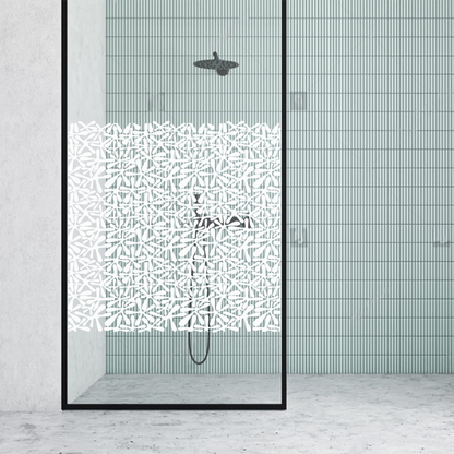 Dekoratīva balta matēta plēve logiem (DECO22) Image 3