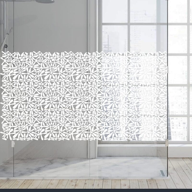 Dekoratīva balta matēta plēve logiem (DECO22) Image 5