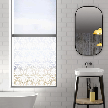 Dekoratīva balta matēta plēve logiem (DECO23) Image 3