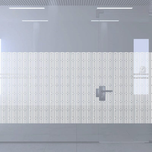 Dekoratīva balta matēta plēve logiem (DECO24) Image