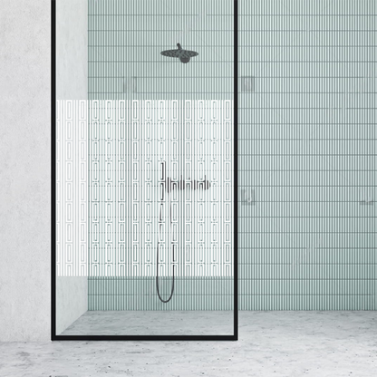 Dekoratīva balta matēta plēve logiem (DECO24) Image 2