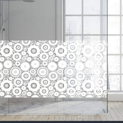 Dekoratīva balta matēta plēve logiem (DECO27) Image 4