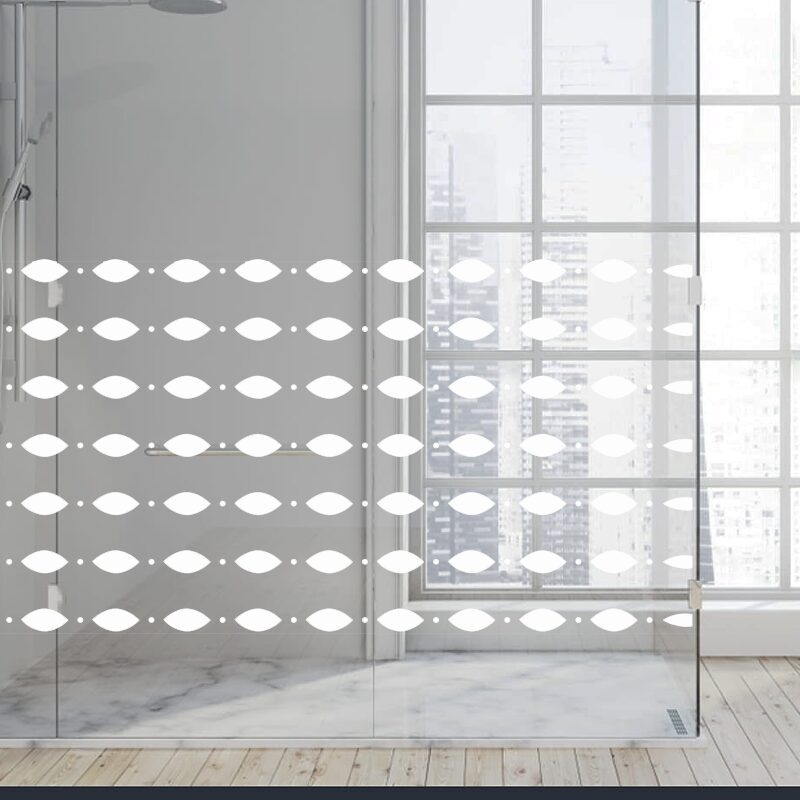 Dekoratīva balta matēta plēve logiem (DECO28) Image 4