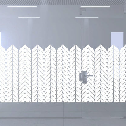 Dekoratīva balta matēta plēve logiem (DECO29) Image 2